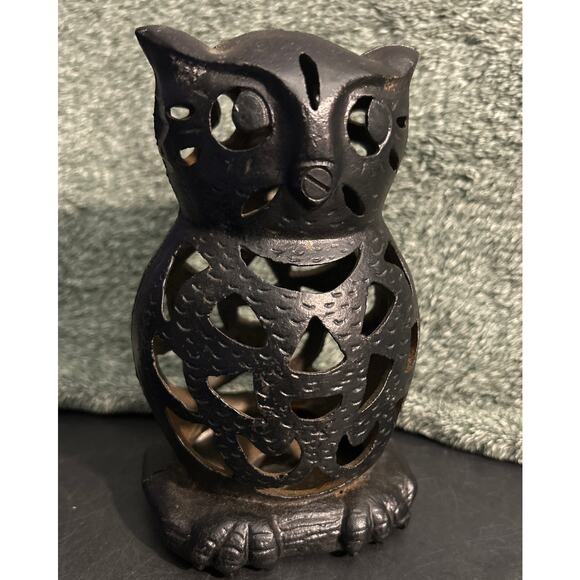 Cast Iron Owl String Holder Antique - Picture 7 of 8